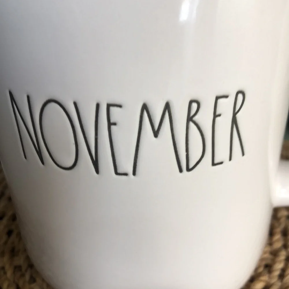 Rae Dunn NOVEMBER Coffee Mug